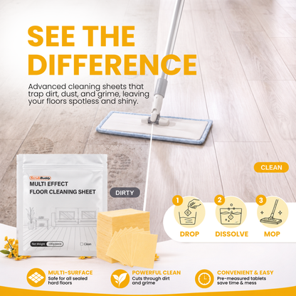 ScrubBuddy - Ultimate Floor & Grout Cleaning Sheets