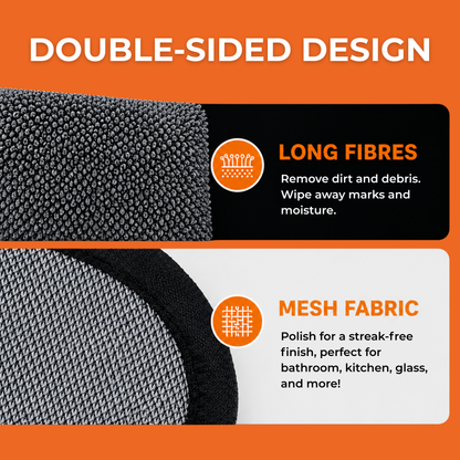 Chemical & Streak Free Microfibre Cloth (3 Pack)